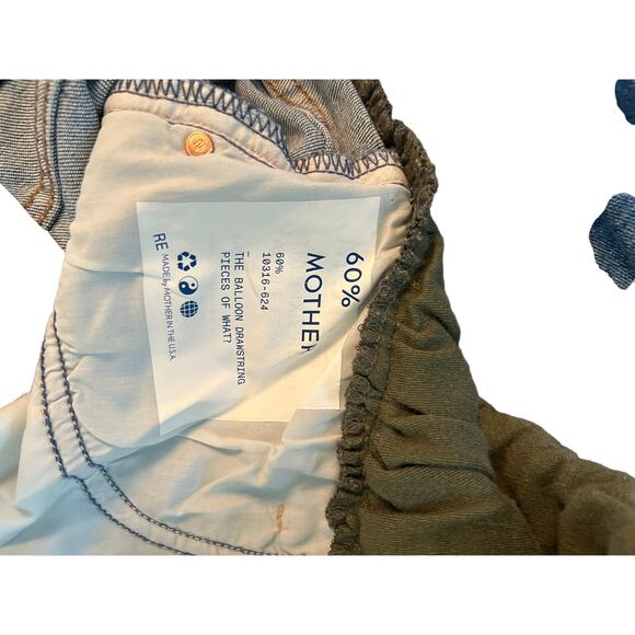 NWT Mother  60 Joggers Denim Ballon Jeans Size 27 - Picture 6 of 7